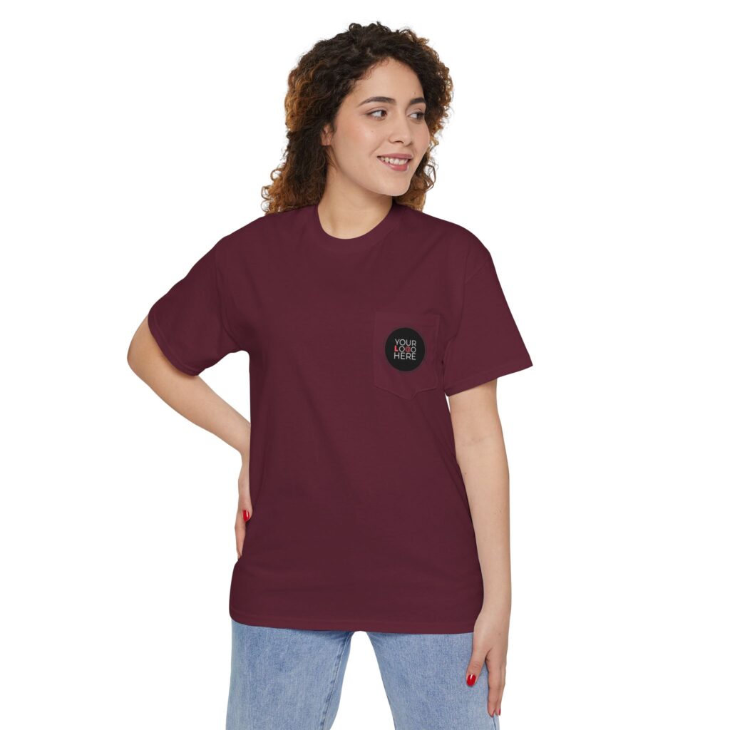 Unisex Heavy Cotton Pocket Tee - Image 41
