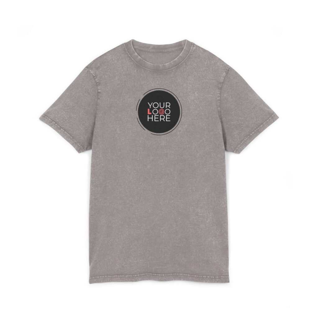 Acid Washed Round Neck Tee - Image 22