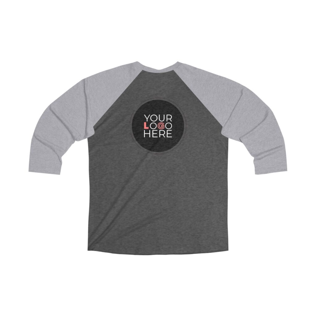 Unisex Tri-Blend 3\4 Raglan Tee - Image 4
