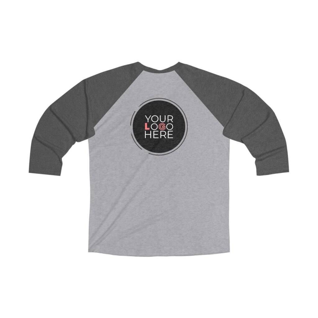 Unisex Tri-Blend 3\4 Raglan Tee - Image 2