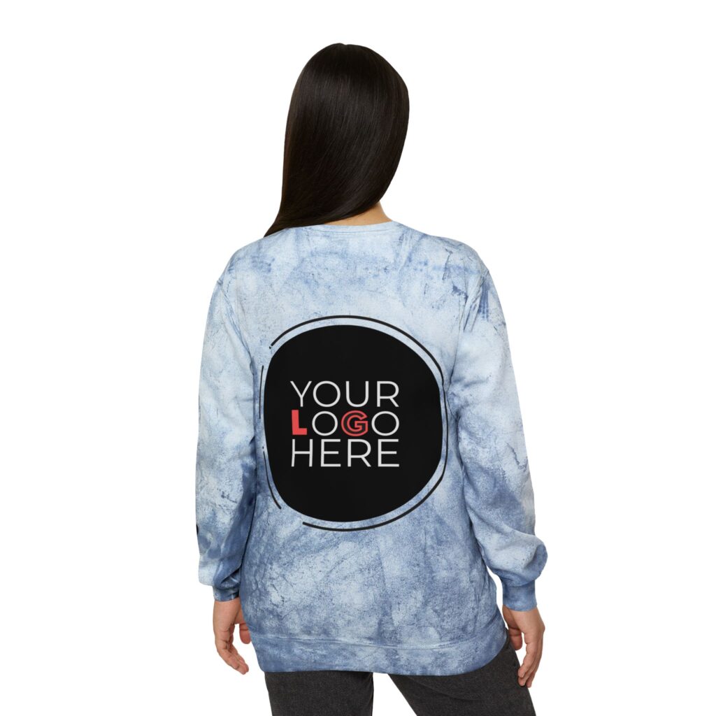 Unisex Color Blast Crewneck Sweatshirt - Image 6