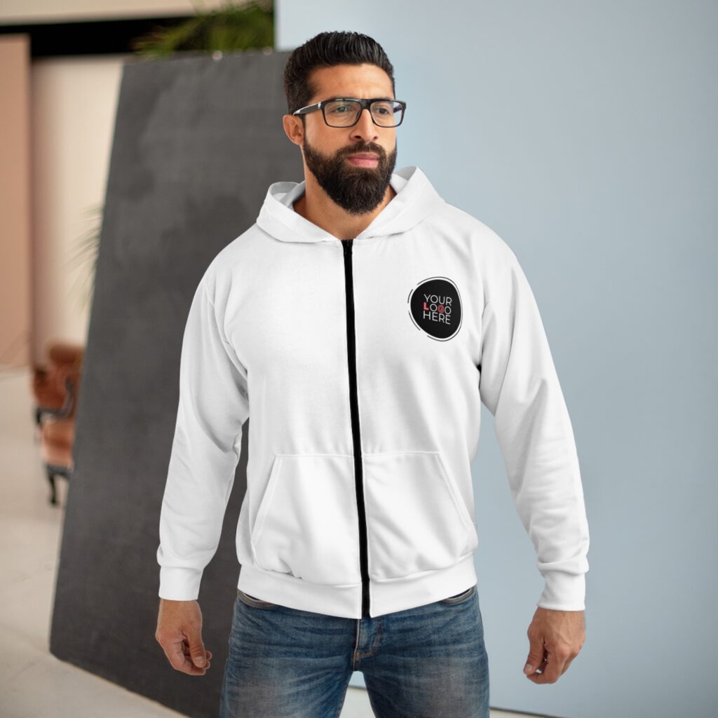Unisex Zip Hoodie (Aop) - Image 3