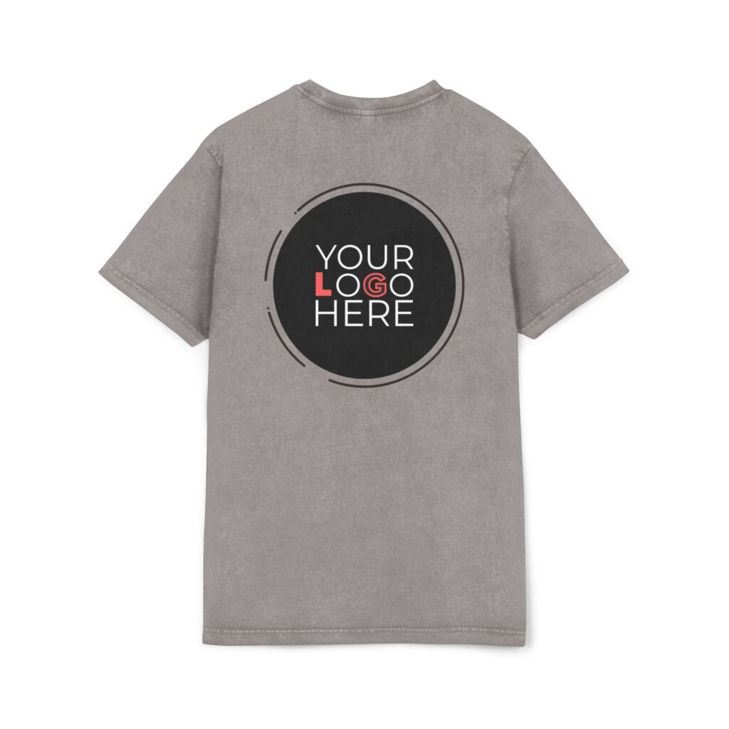 Acid Washed Round Neck Tee - Image 23