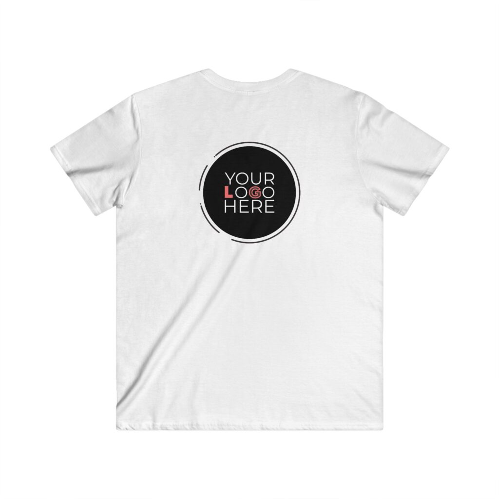 Men'S Fitted V-Neck Short Sleeve Tee - Image 4