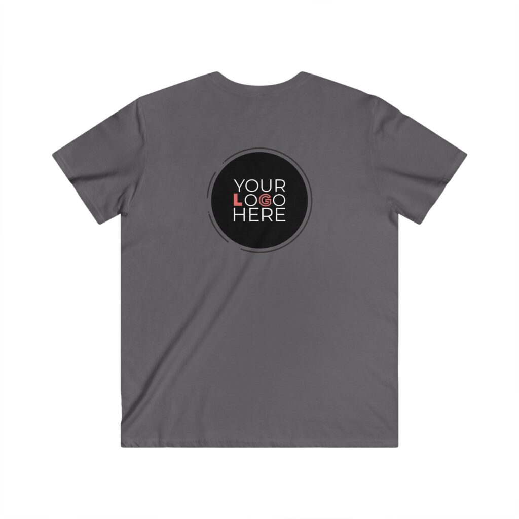 Men'S Fitted V-Neck Short Sleeve Tee - Image 10