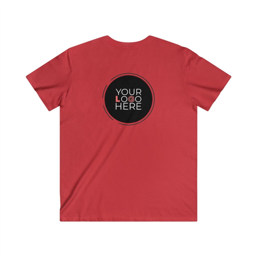 Men'S Fitted V-Neck Short Sleeve Tee - Image 16