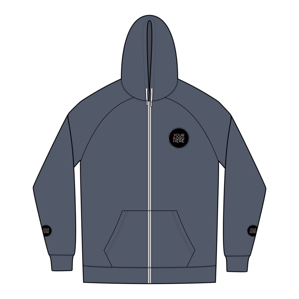 Men'S Sueded Cotton Blend Full-Zip Hoodie - Image 7