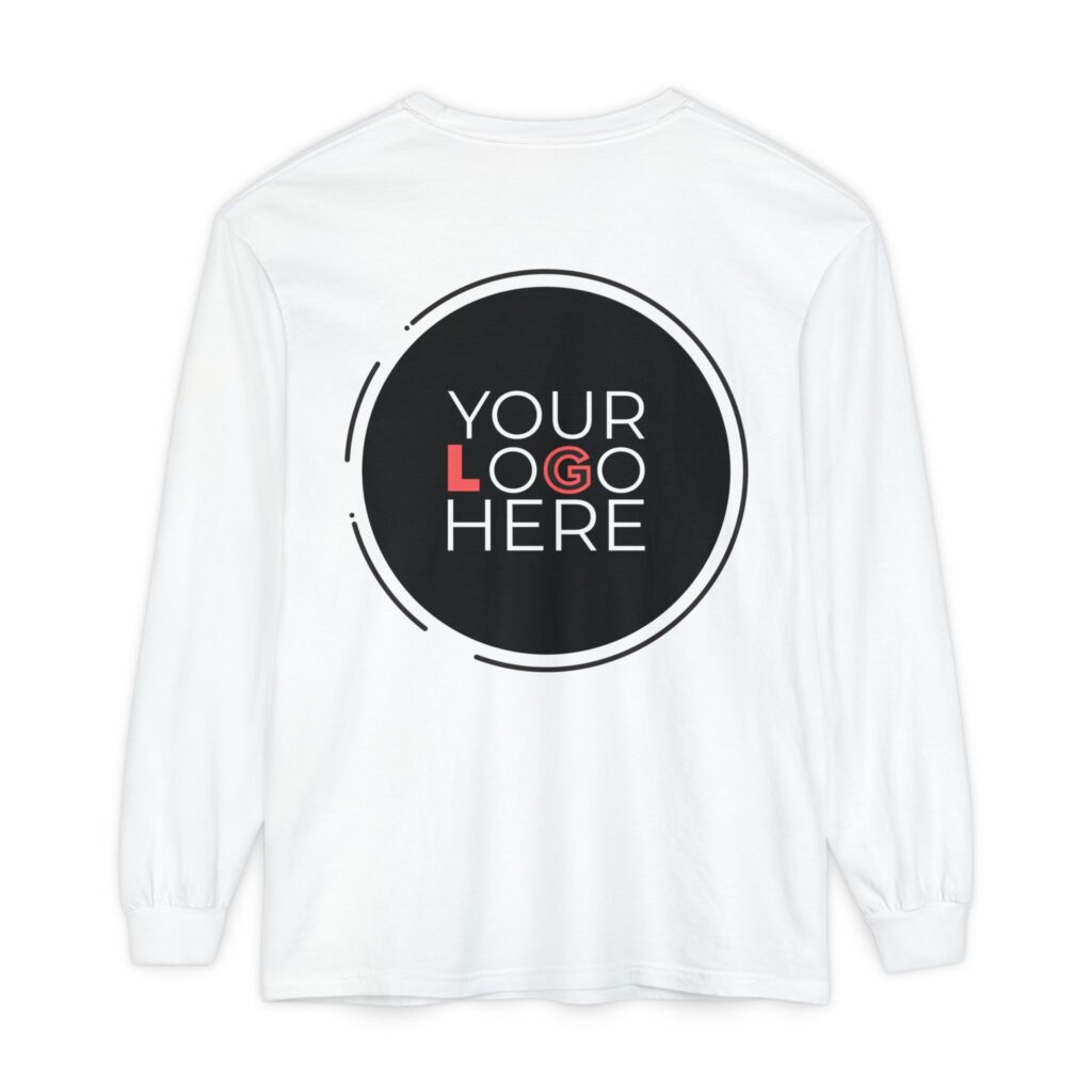 Unisex Garment-Dyed Long Sleeve T-Shirt - Image 9