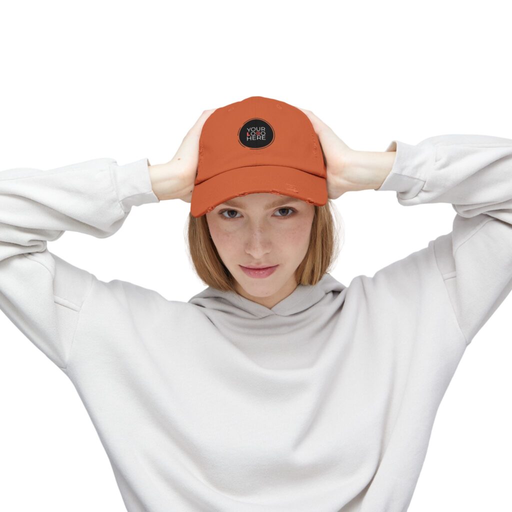 Custom Unisex Distressed Cap - Image 17