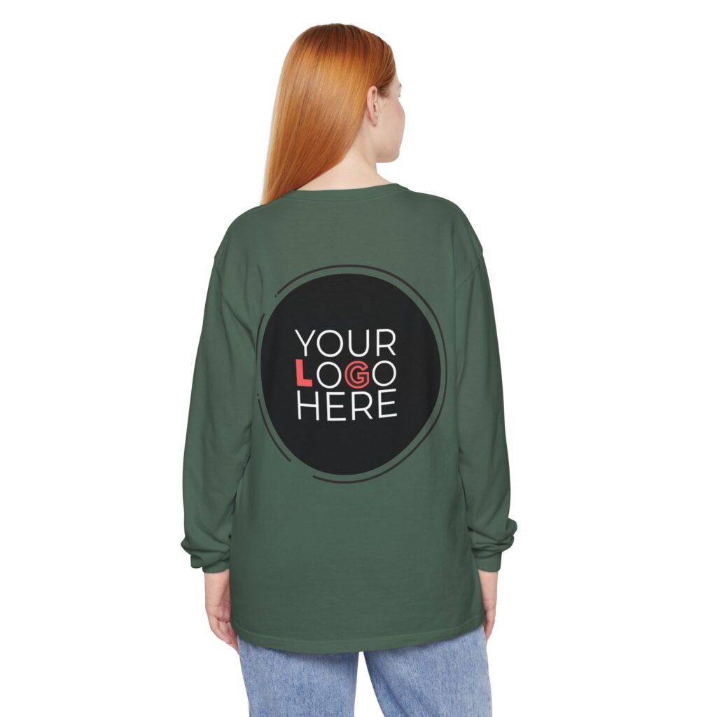 Unisex Garment-Dyed Long Sleeve T-Shirt - Image 62