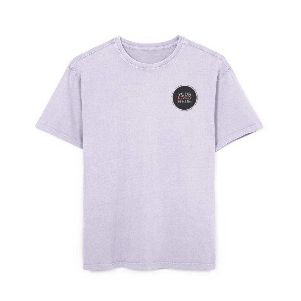 Men'S Acid Washed Heavy Oversize Tee