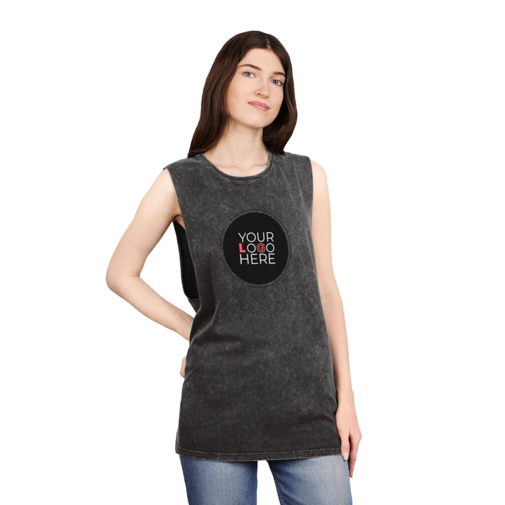 Unisex Stonewash Tank Top - Image 8