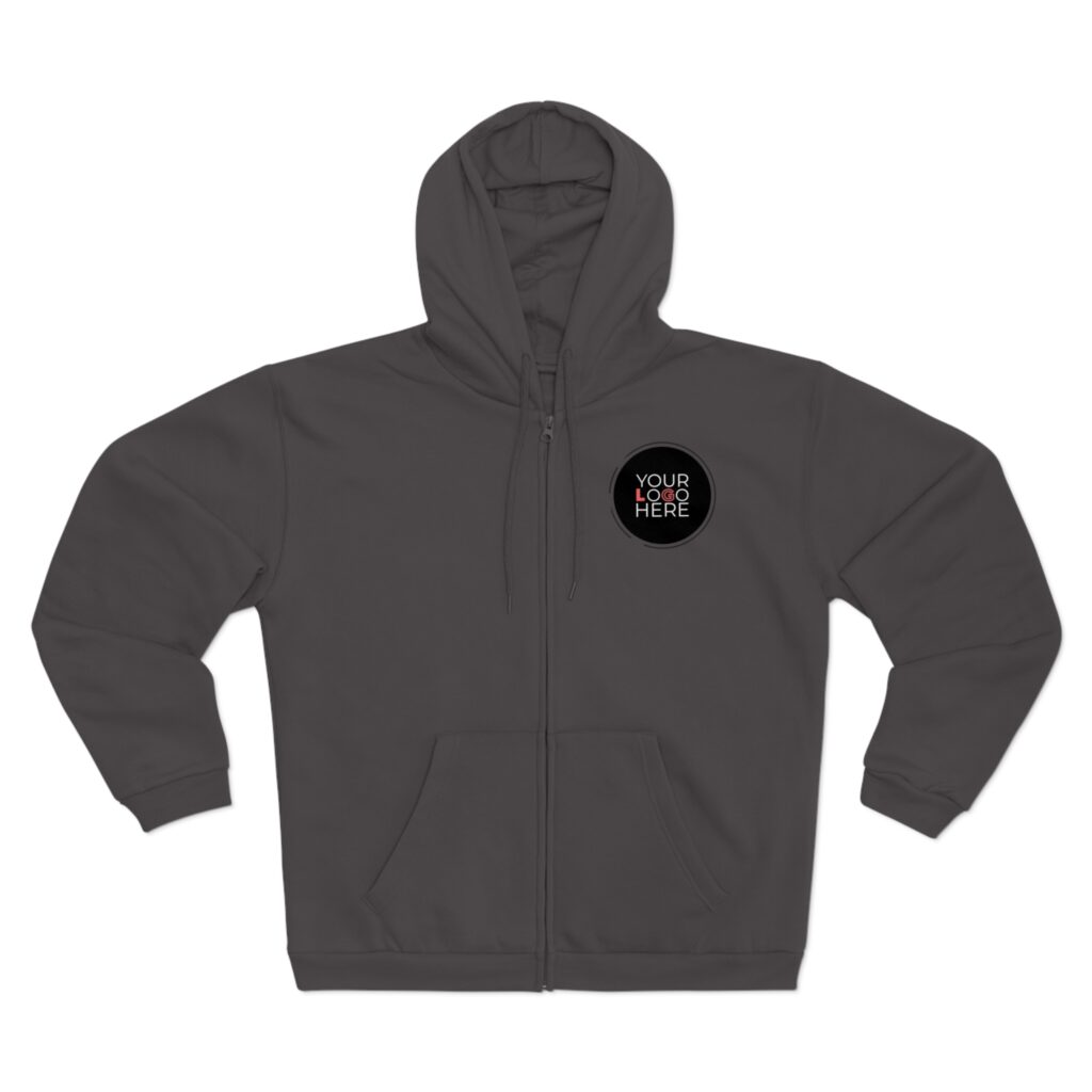 Unisex Hooded Zip Sweatshirt - Image 25