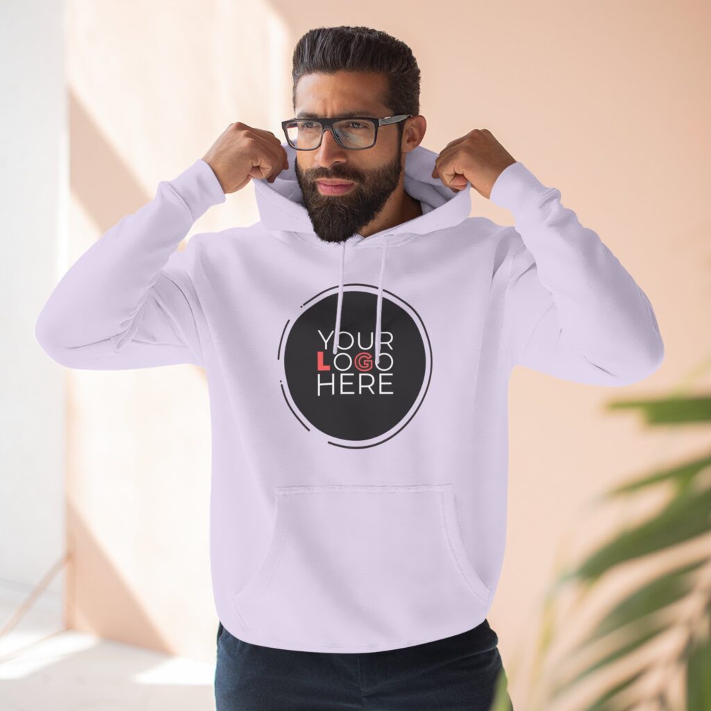 Three-Panel Fleece Hoodie - Image 5