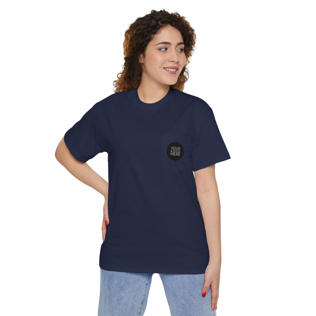 Unisex Heavy Cotton Pocket Tee - Image 71
