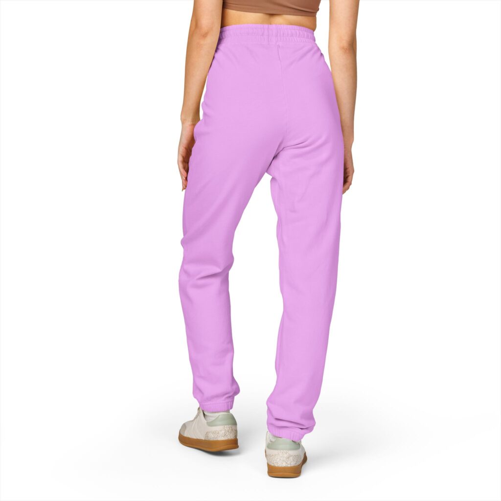 Unisex Garment-Dyed Fleece Sweatpants - Image 4