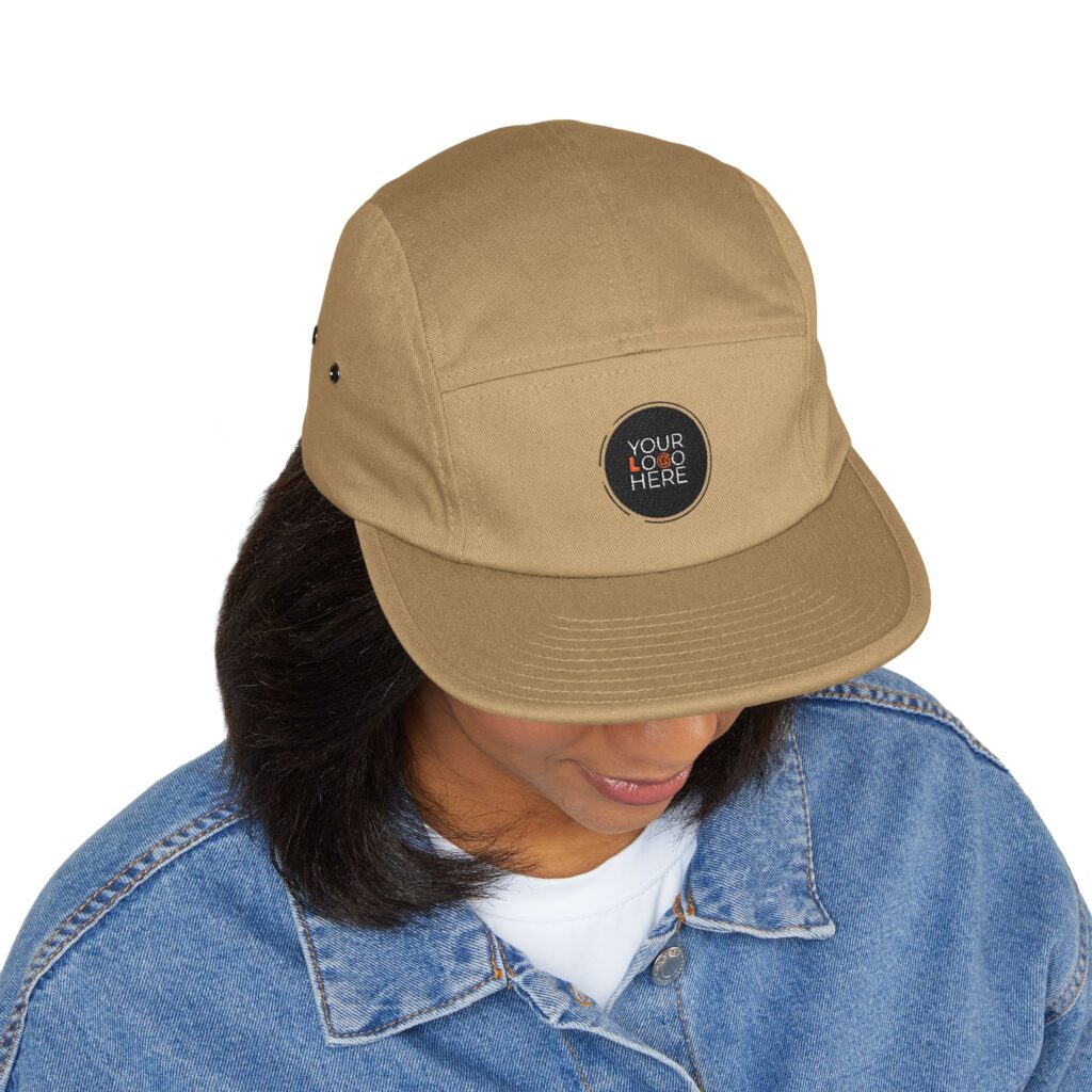 Custom 5 Panel Cap – Embroidery - Image 4