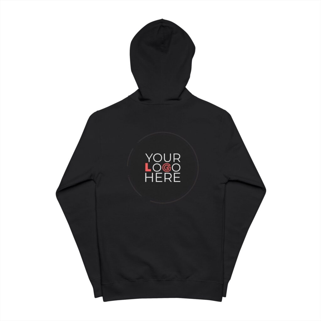 Unisex Fleece Zip Up Hoodie - Image 8