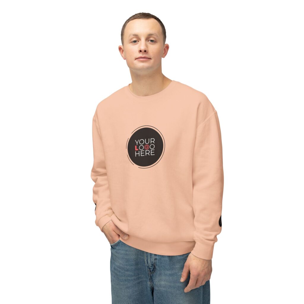 Unisex Lightweight Crewneck Sweatshirt - Image 3