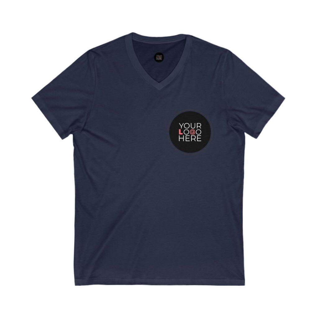 Unisex Jersey Short Sleeve V-Neck Tee - Image 21