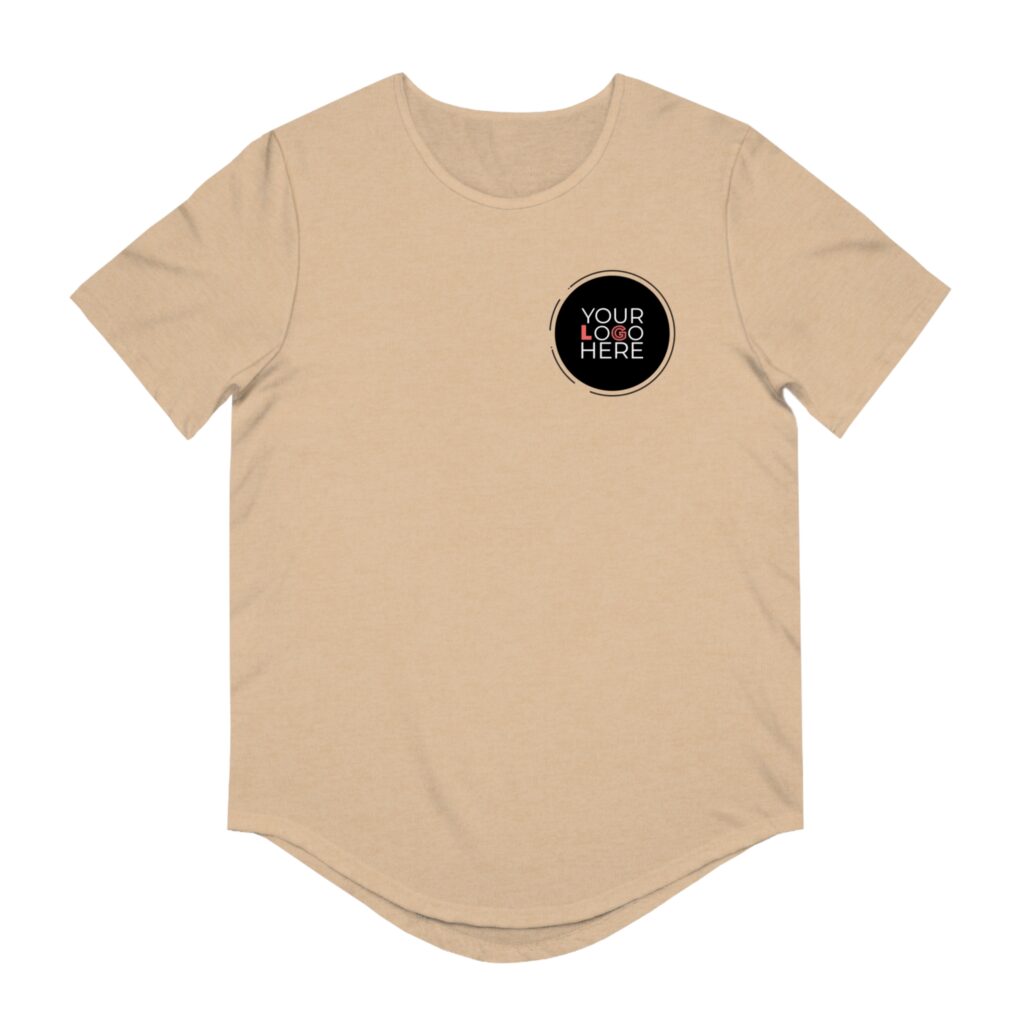 Men'S Jersey Curved Hem Tee - Image 13
