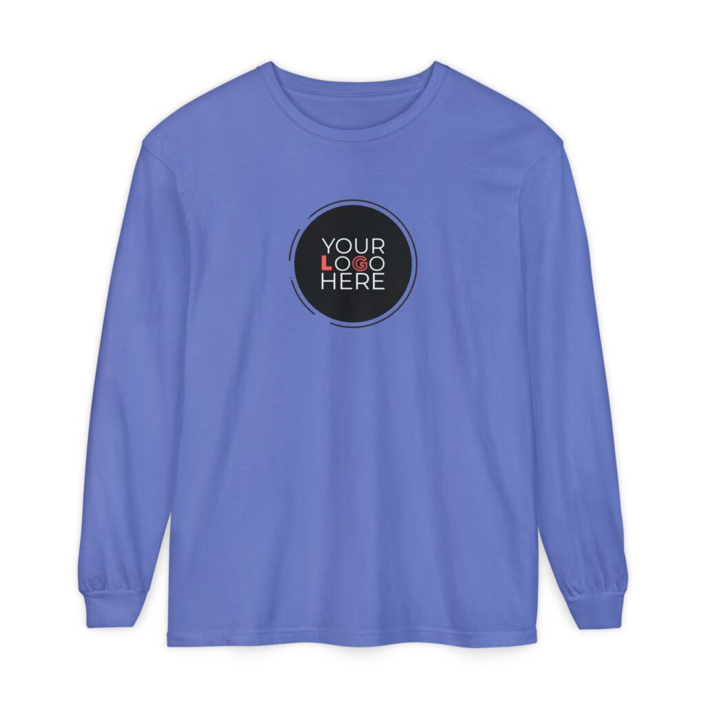 Unisex Garment-Dyed Long Sleeve T-Shirt - Image 71