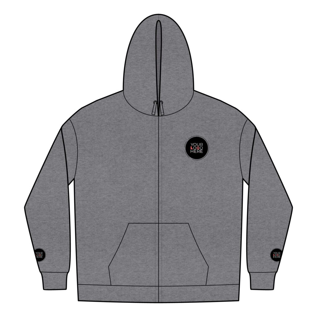 District® Unisex Jersey Full-Zip Hoodie