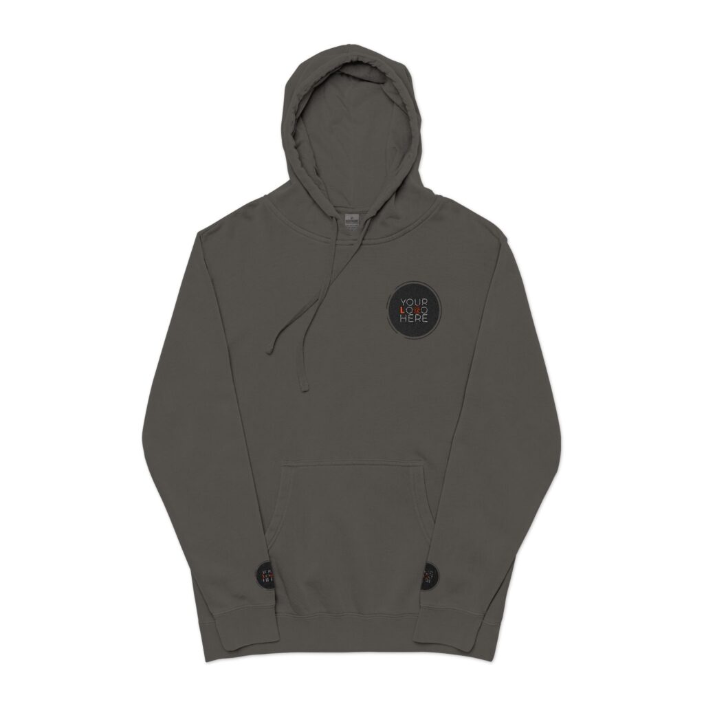 Unisex Pigment-Dyed Hoodie (Embroidery) - Image 17