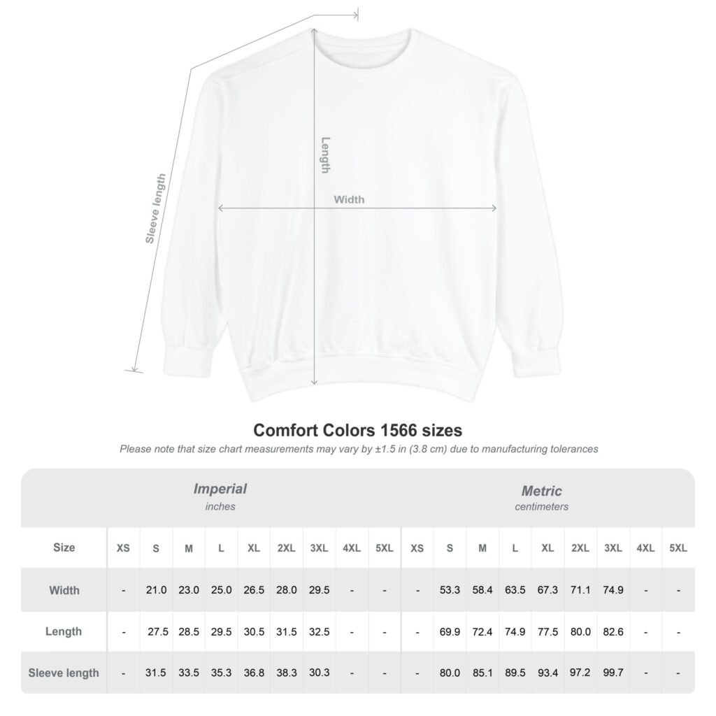 Unisex Garment-Dyed Sweatshirt - Image 63