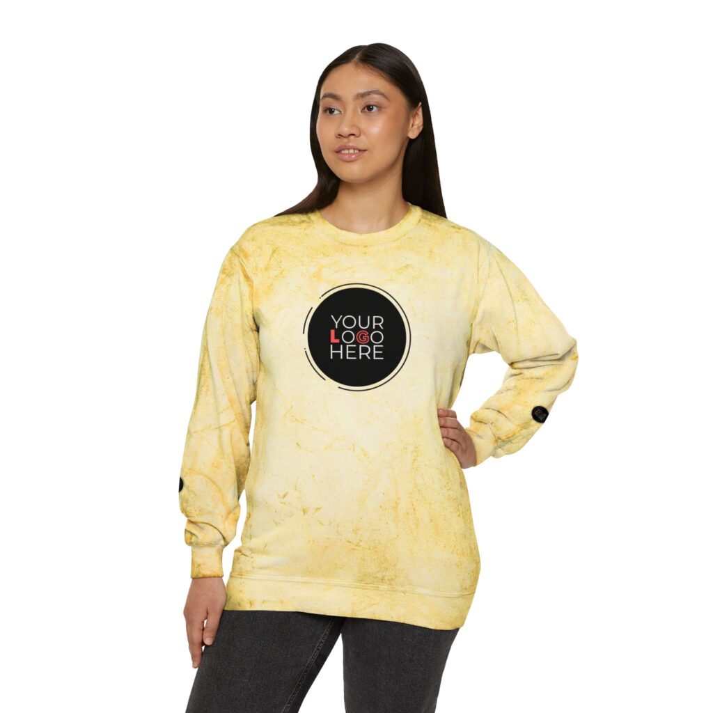 Unisex Color Blast Crewneck Sweatshirt - Image 11