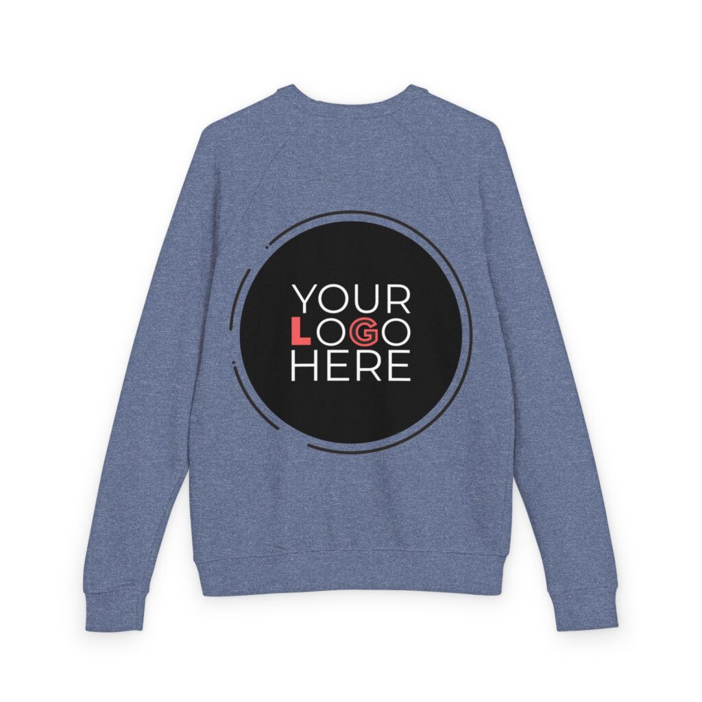 Unisex French Terry Raglan Crewneck - Image 37