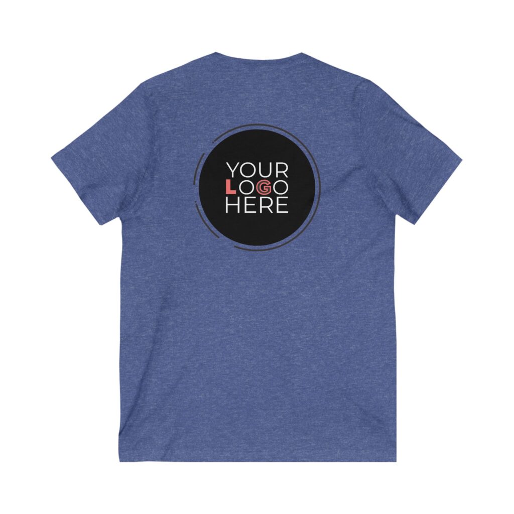 Unisex Jersey Short Sleeve V-Neck Tee - Image 16