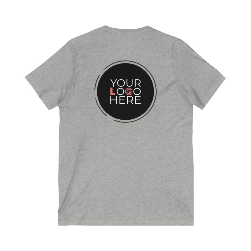 Unisex Jersey Short Sleeve V-Neck Tee - Image 12