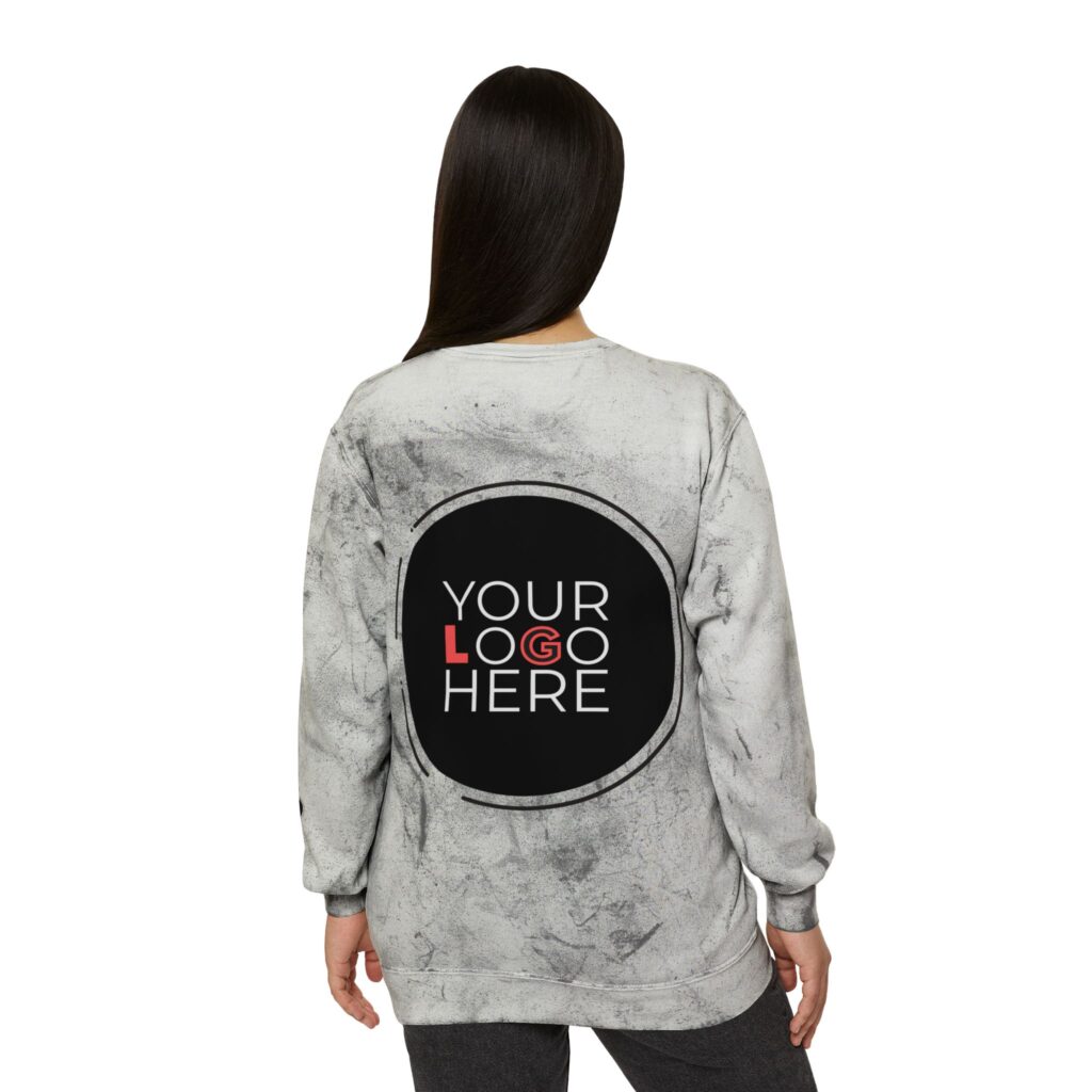 Unisex Color Blast Crewneck Sweatshirt - Image 18