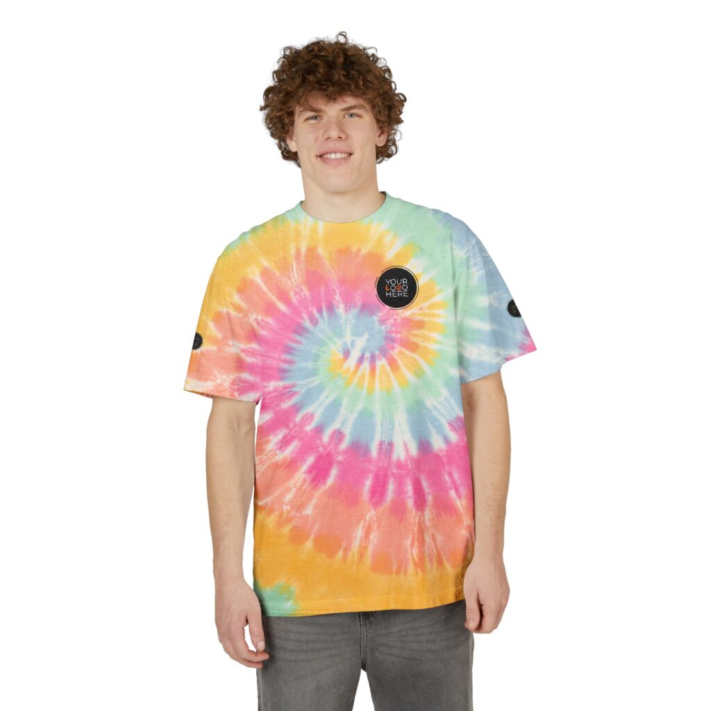 Oversized Tie-Dye T-Shirt (Embroidery) - Image 3