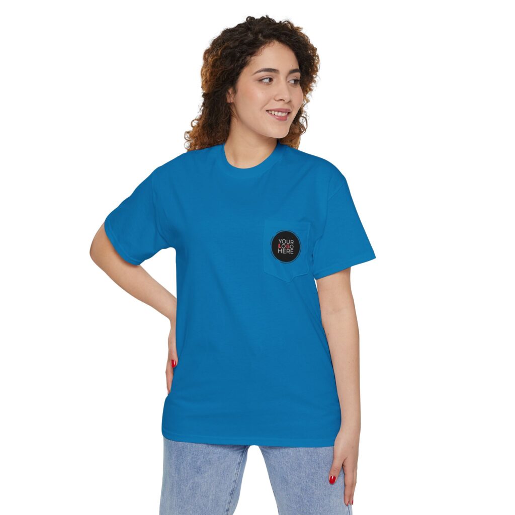 Unisex Heavy Cotton Pocket Tee - Image 53