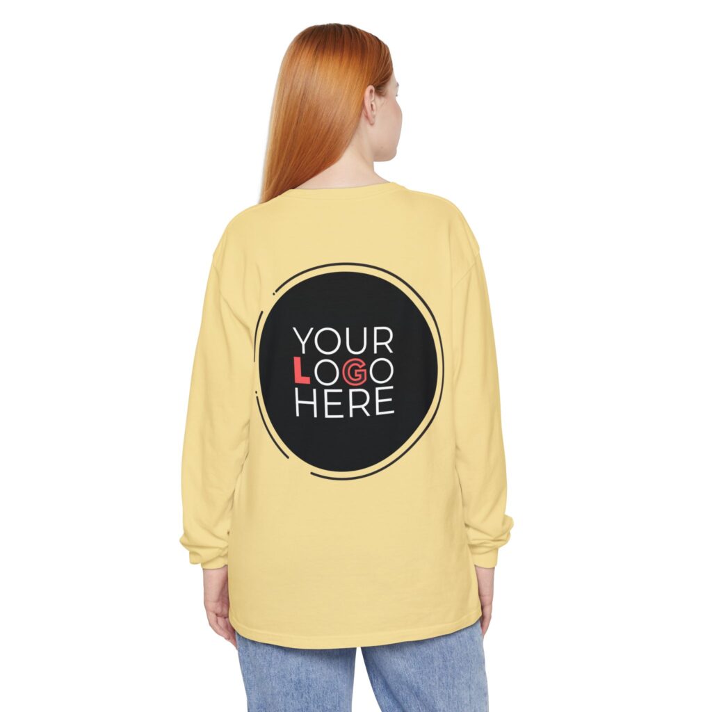 Unisex Garment-Dyed Long Sleeve T-Shirt - Image 41