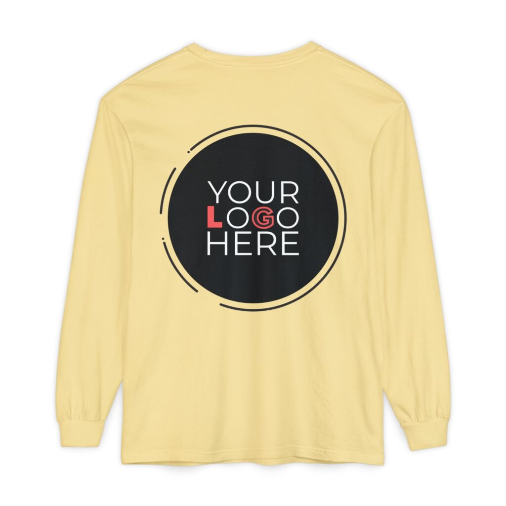 Unisex Garment-Dyed Long Sleeve T-Shirt - Image 37