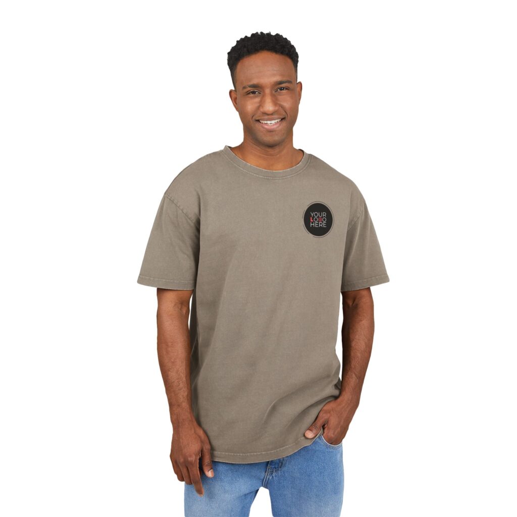 Men'S Acid Washed Heavy Oversize Tee - Image 15