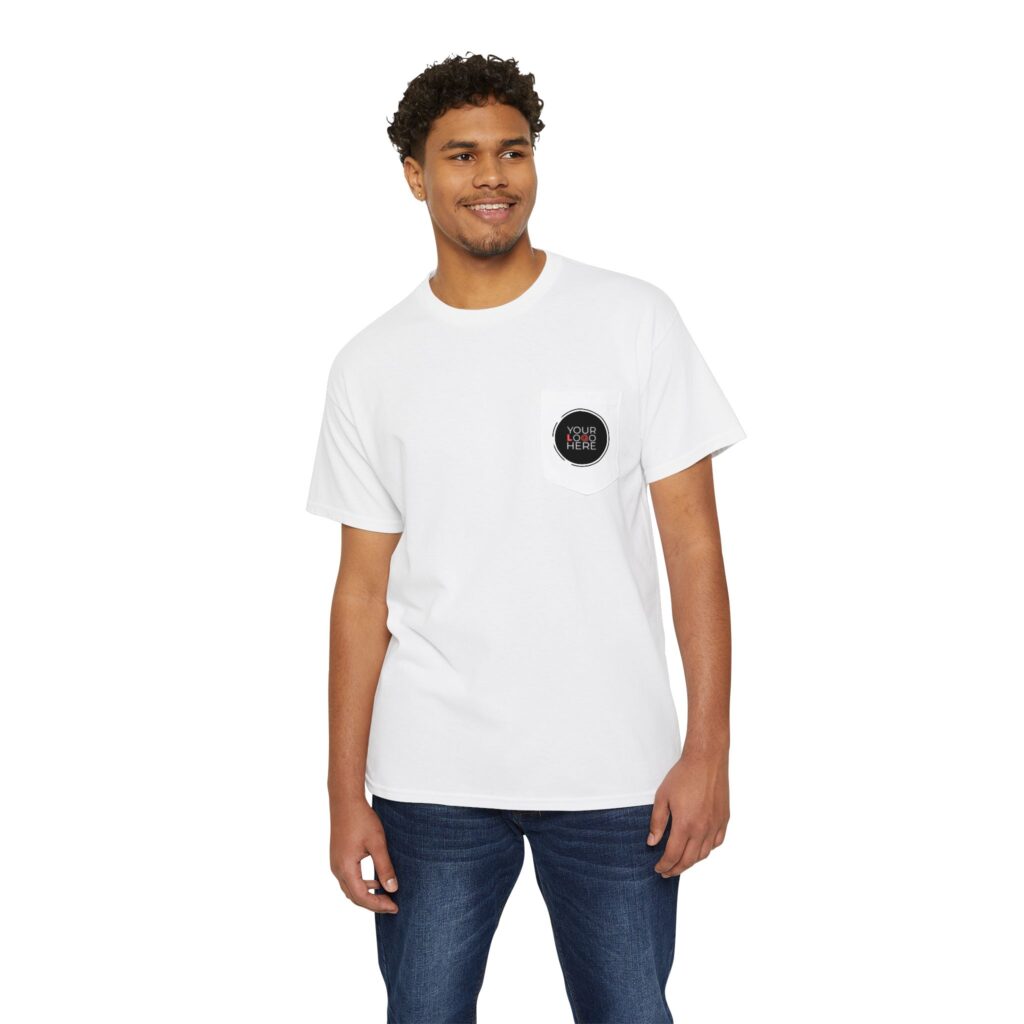 Unisex Heavy Cotton Pocket Tee - Image 15