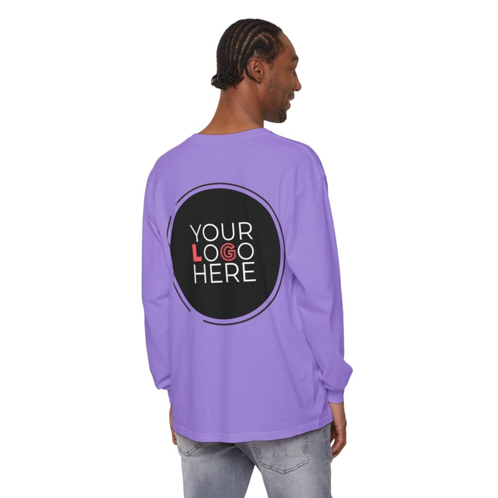 Unisex Garment-Dyed Long Sleeve T-Shirt - Image 95