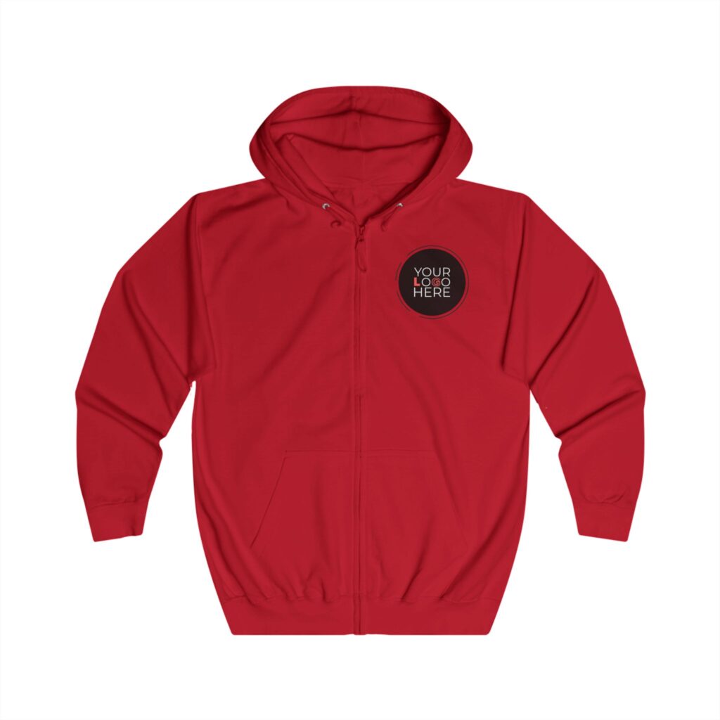 Unisex Full Zip Hoodie - Image 19
