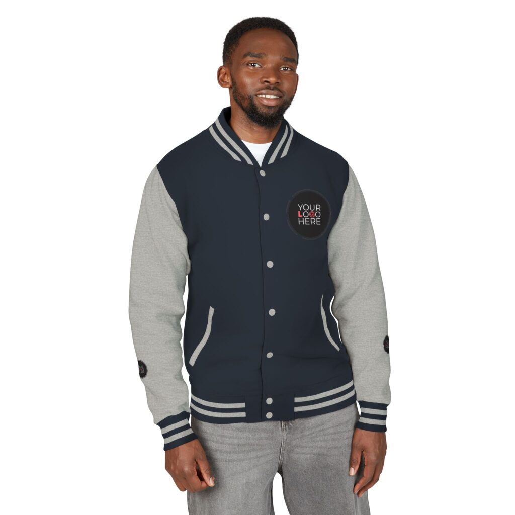 Unisex Heavyweight Letterman Jacket - Image 45