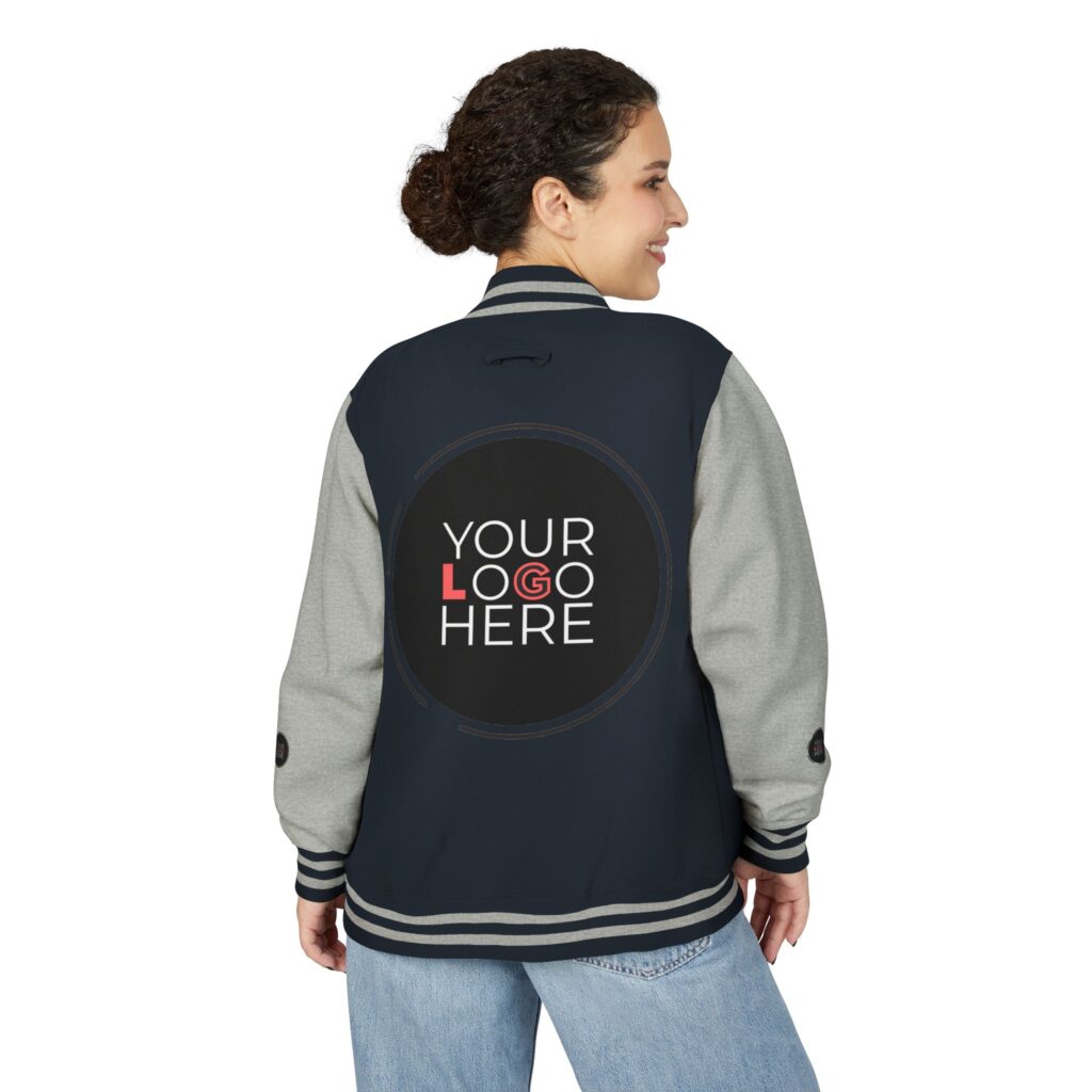 Unisex Heavyweight Letterman Jacket - Image 48