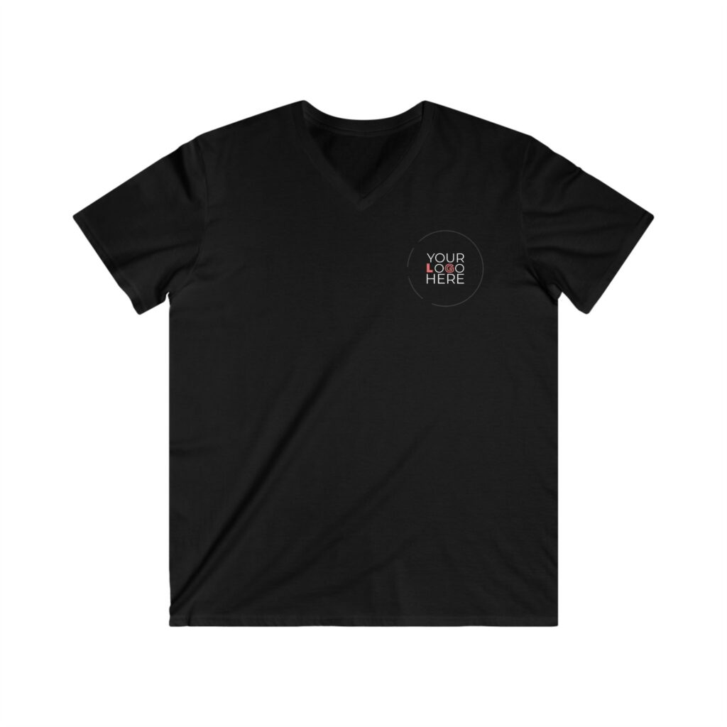 Men'S Fitted V-Neck Short Sleeve Tee - Image 5
