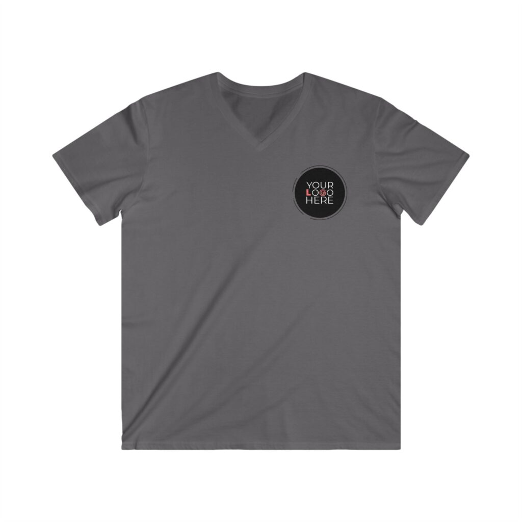 Men'S Fitted V-Neck Short Sleeve Tee - Image 9