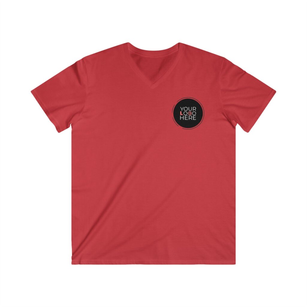 Men'S Fitted V-Neck Short Sleeve Tee - Image 15