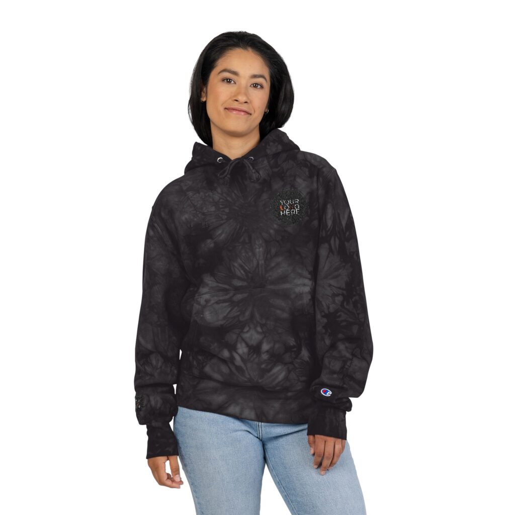 Unisex Champion Tie-Dye Hoodie (Embroidery) - Image 14