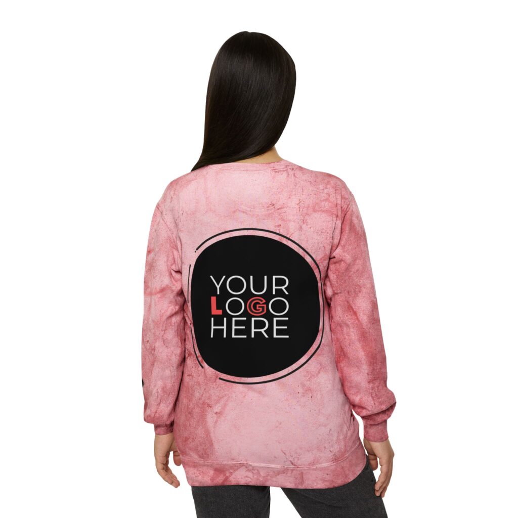 Unisex Color Blast Crewneck Sweatshirt - Image 36