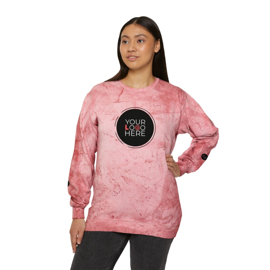 Unisex Color Blast Crewneck Sweatshirt - Image 35